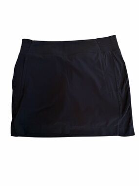Athleta Black Athletic Skort with Built-In Shorts. Size 10